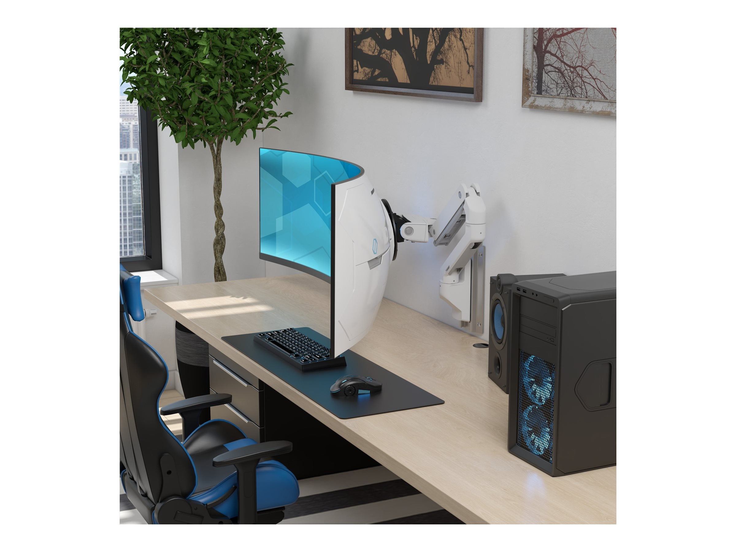 Verpackung des ERGOTRON HX Monitor Arms mit VHD-Gelenk