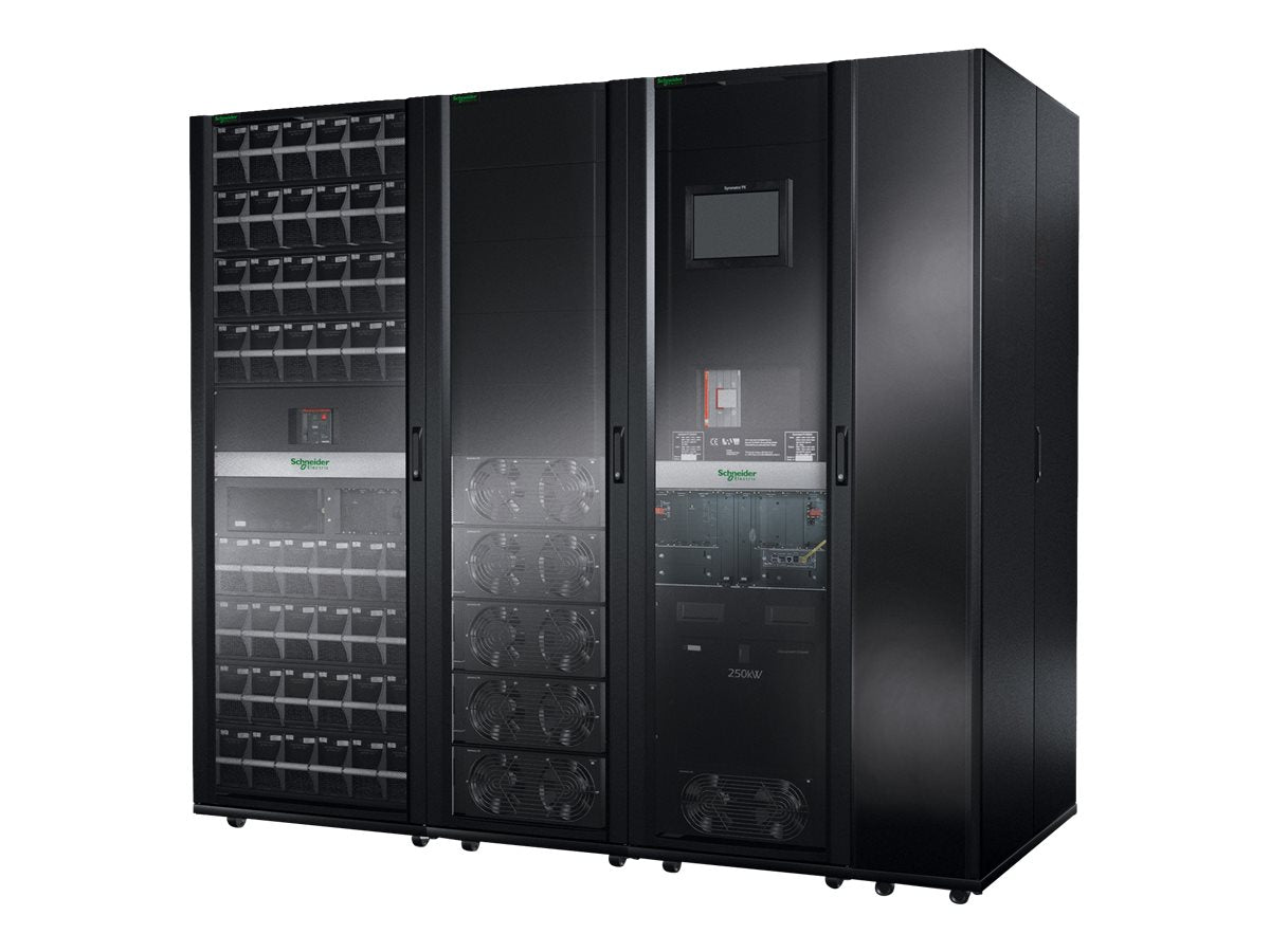 APC Symmetra PX 125kW Scalable to 250kW with Right Mounted Main. Bypass & Distribution Power 480V 125 kW 125000VA 3-pha oc 2 BK