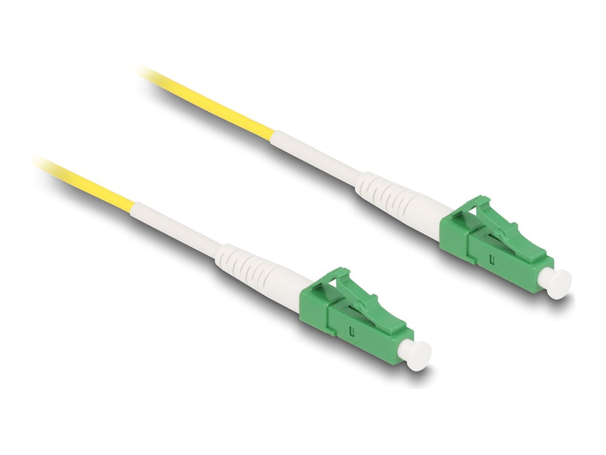 DELOCK Kabel Lichtwellenleiter LC-APC zu LC-APC Simplex Singlemode OS2 3m - Vorderansicht