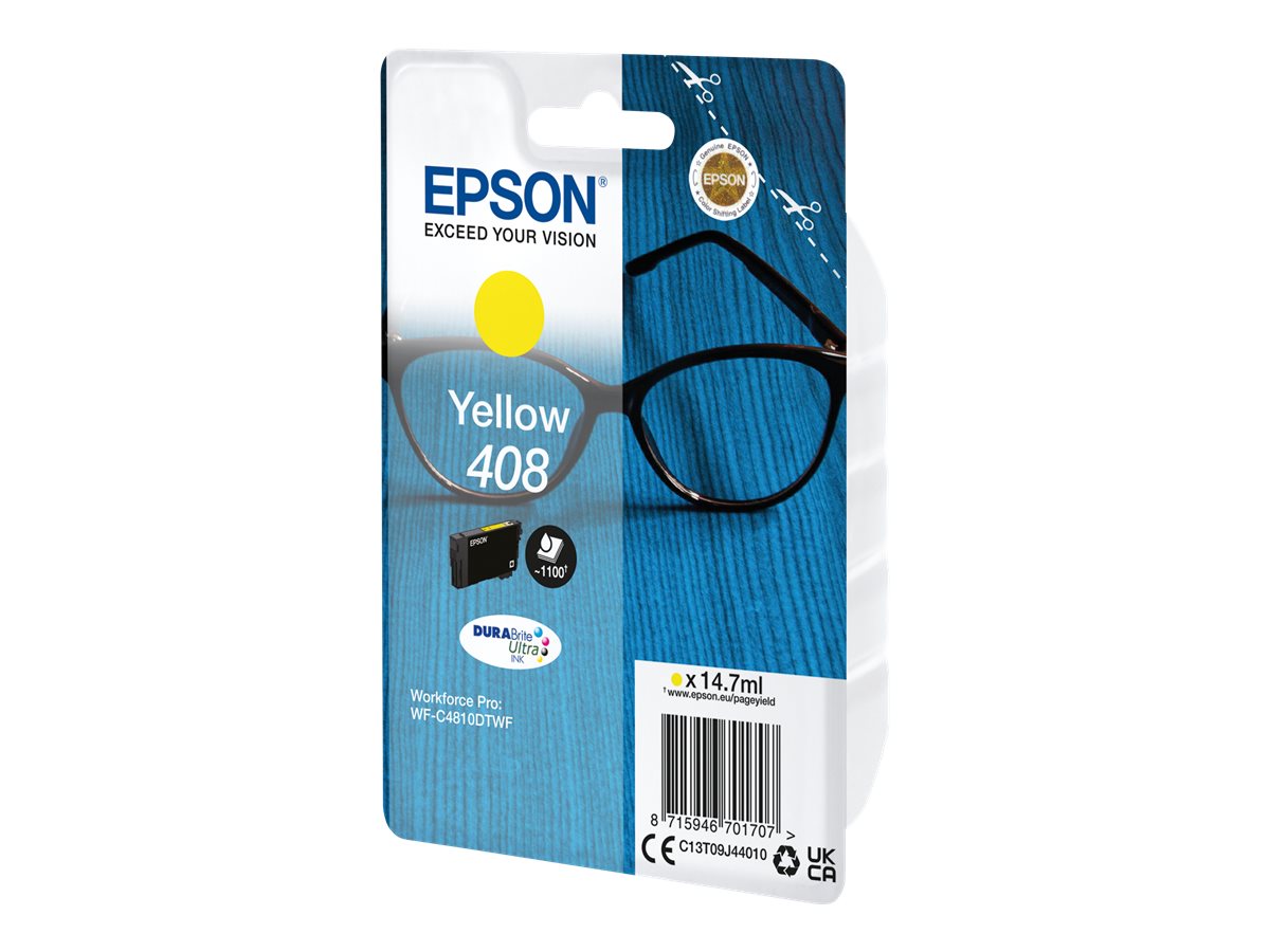 EPSON 6LB Singlepack Yellow 408 DURABrite Ultra Ink Verpackung