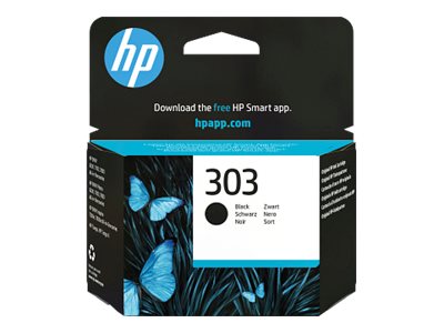 HP 303 Black Original Ink Cartridge Vorderansicht
