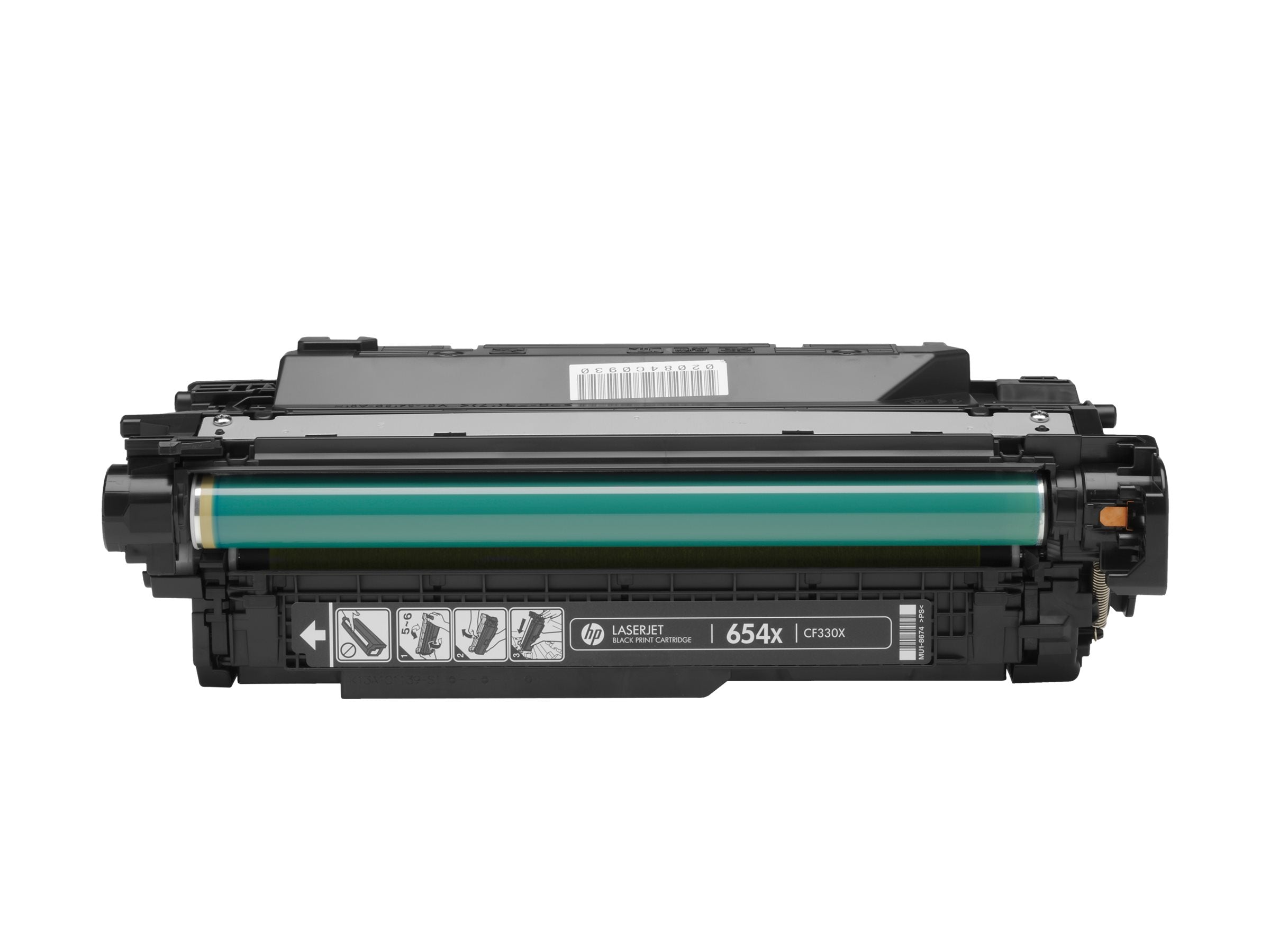 HP 654X Tonerpatrone Seitenansicht
