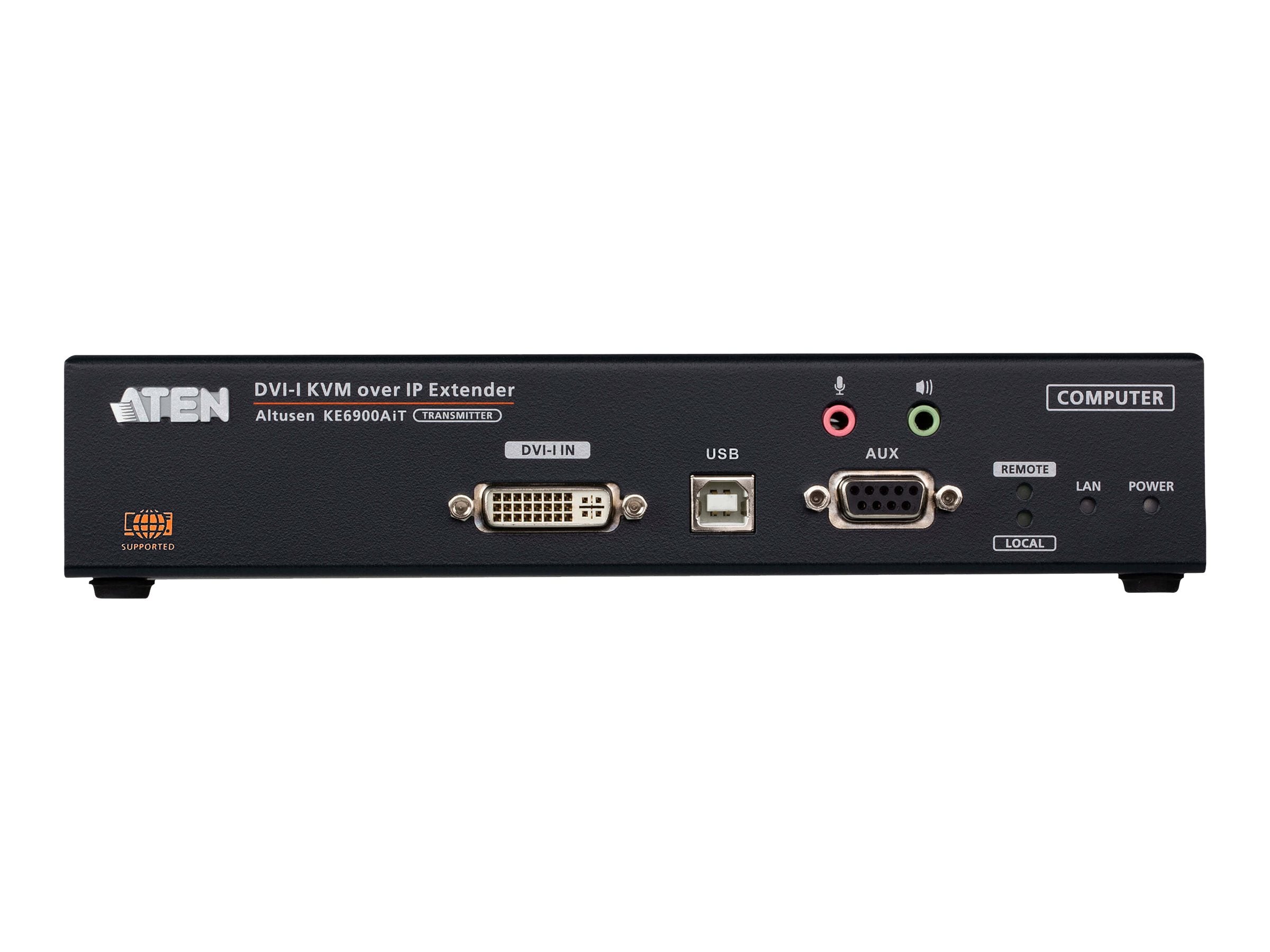 ATEN KE6900AIT Full HD DVI KVM Over IP Extender Verpackung