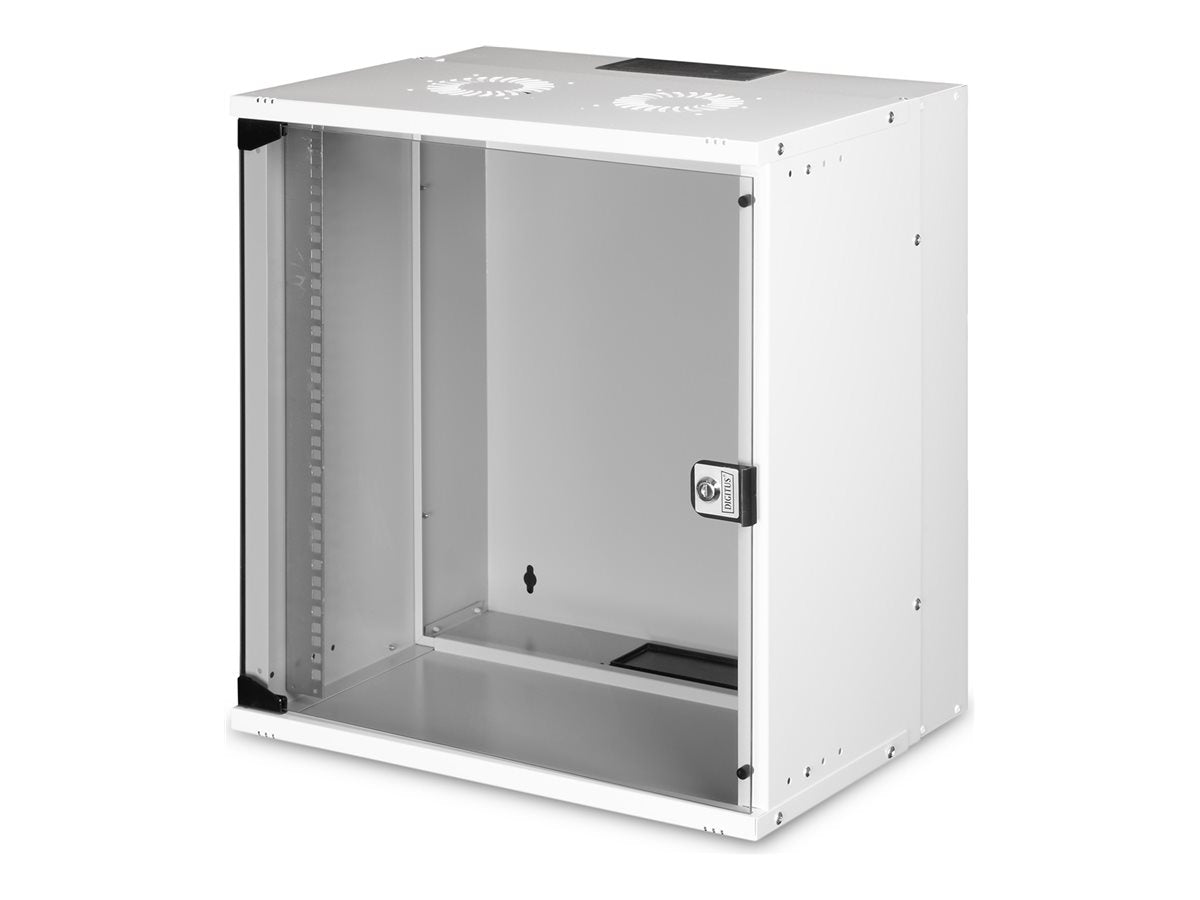 DIGITUS 48,26cm 19Zoll 12U wall mounting cabinet Vorderansicht