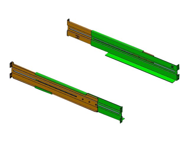 POWERWALKER Rack Mount Kit RK6 UPS Montageset Vorderansicht