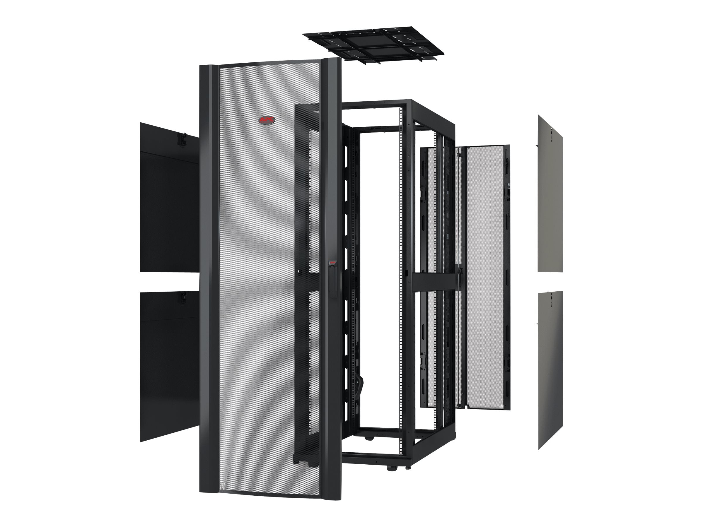 APC NetShelter SX 48U Rack-Gehäuse Vorderansicht