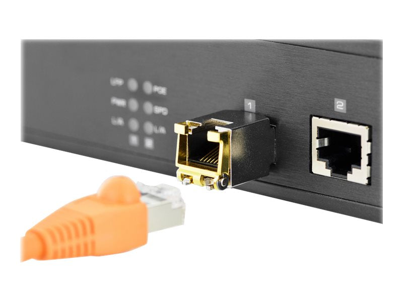 DIGITUS 1,25Gbps Copper SFP Module RJ45 HP-compatibel - Vorderansicht