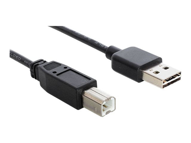 DELOCK Kabel EASY USB 2.0-A > B Stecker/Stecker 1 m - Vorderansicht