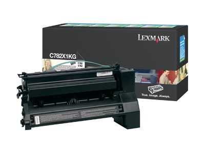 LEXMARK C782, X782e Toner schwarz hohe Kapazität Verpackung
