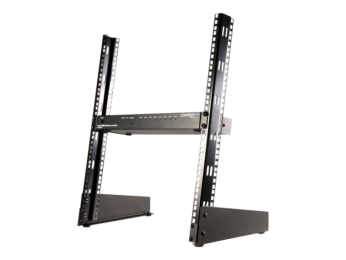 STARTECH.COM 12U 19in Desktop Open Frame 2 Post Rack Vorderansicht