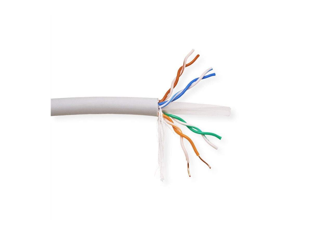 ROLINE UTP Kabel Kat.6A Class EA Massivdraht LSOH 300m - Vorderansicht