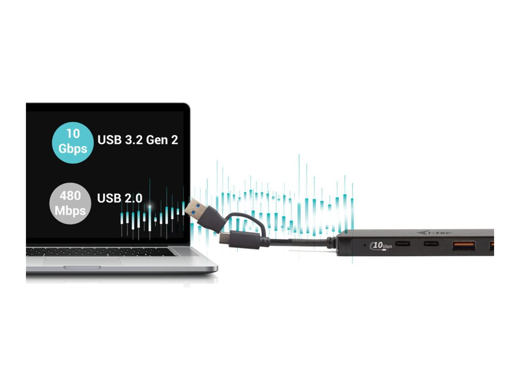 I-TEC USB-C Metal HUB Vorderansicht