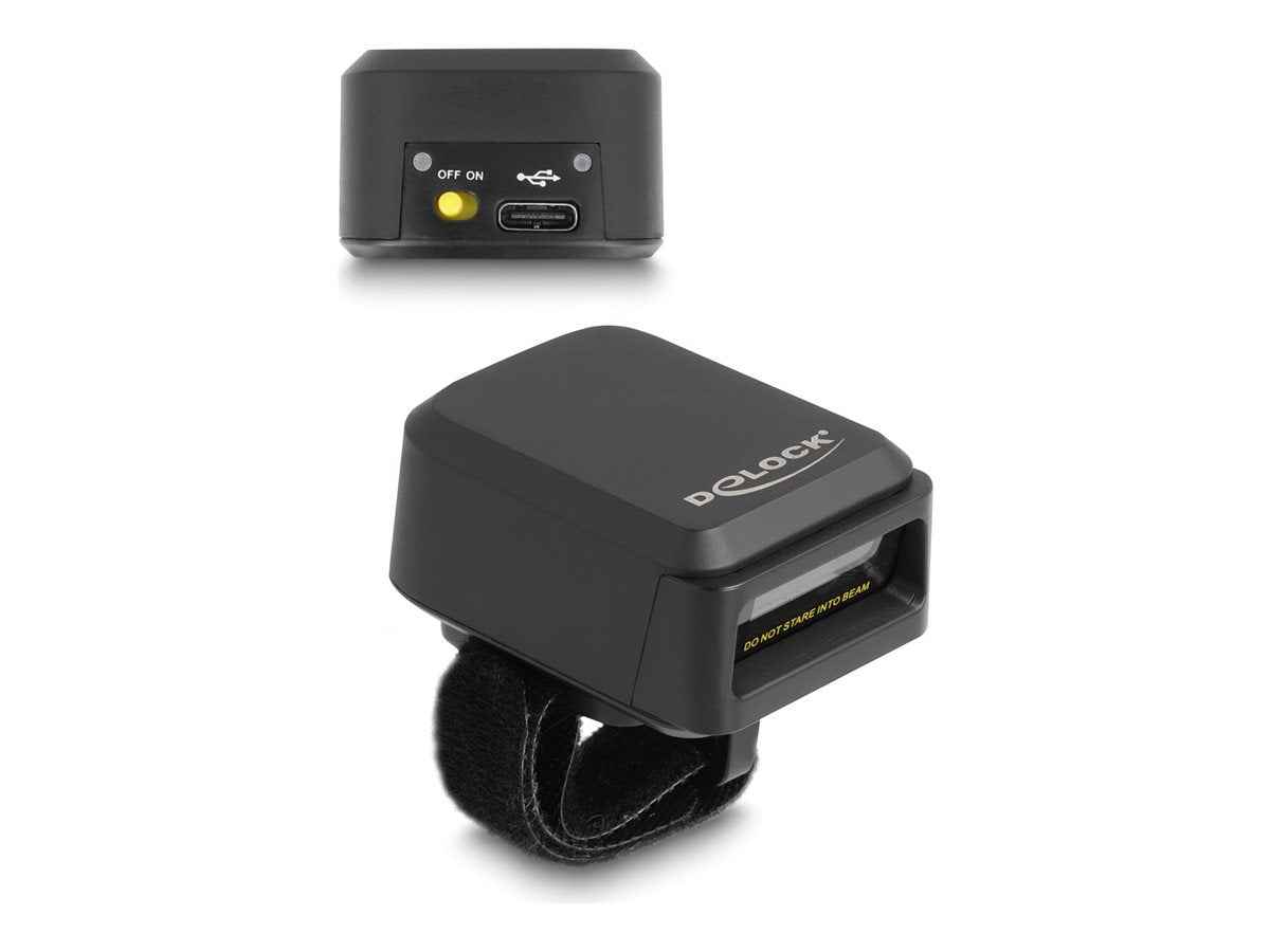 DELOCK Ringbarcode Scanner 1D und 2D mit 2