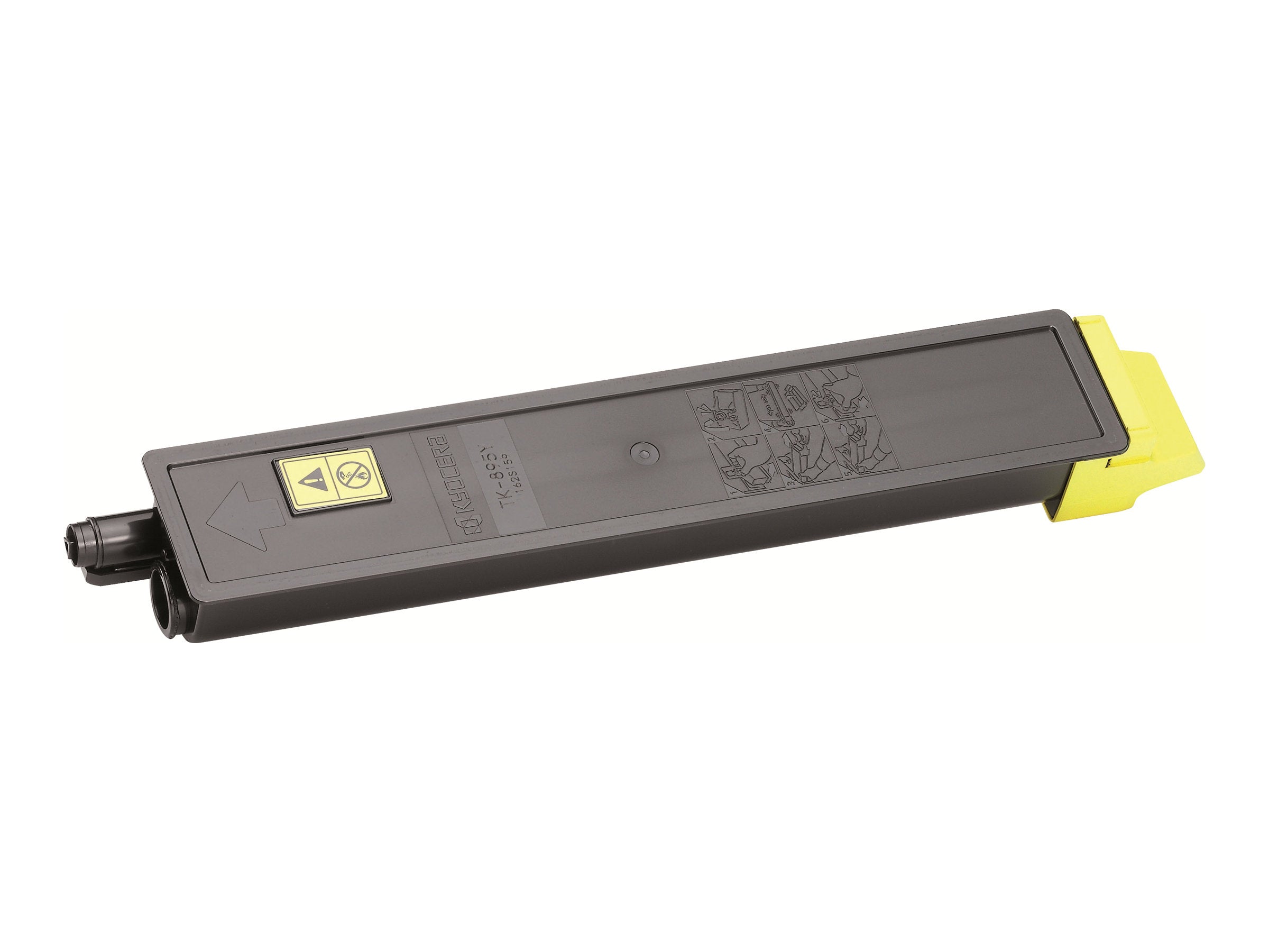 KYOCERA TK-895Y Toner gelb - Vorderansicht