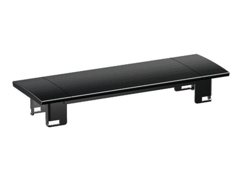 BACHMANN POWER FRAME COVER 6-fach mit Deckel schwarz - Vorderansicht