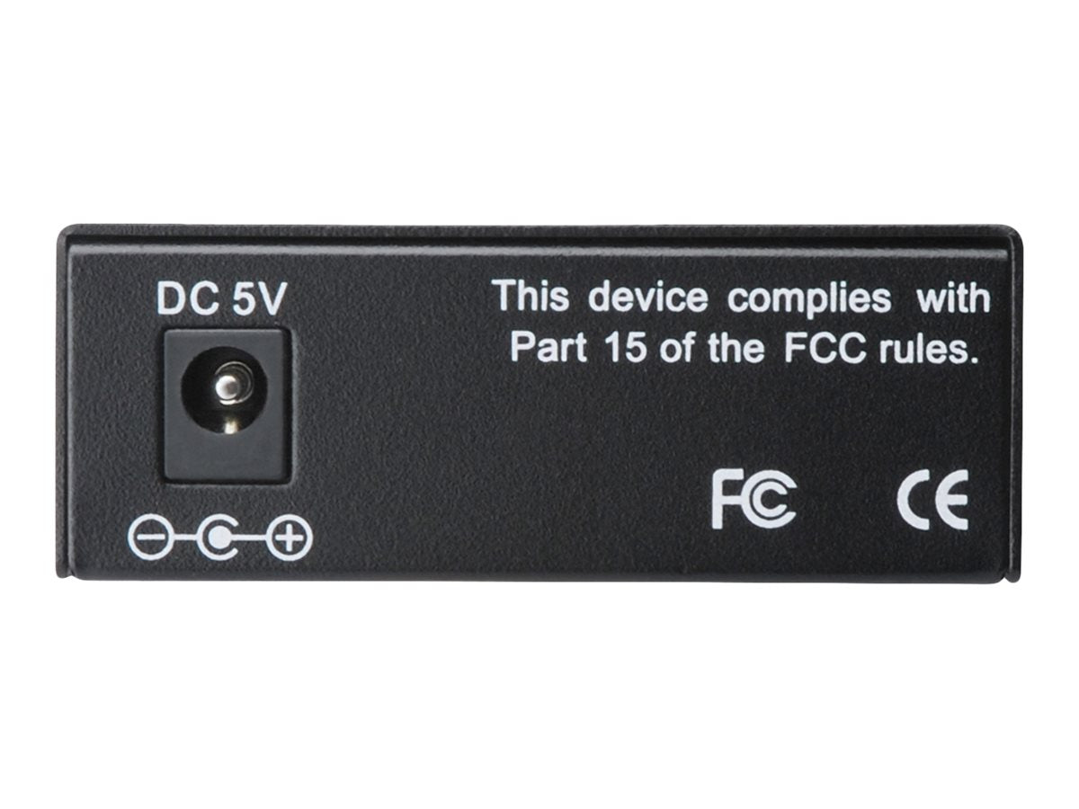 DIGITUS Fast Ethernet Medienkonverter SC 10/100Base-TX zu 100Base-FX Vorderansicht