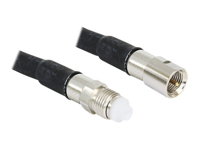 DELOCK Antennekabel FME Buchse > FME Stecker LMR195 5m - Vorderansicht