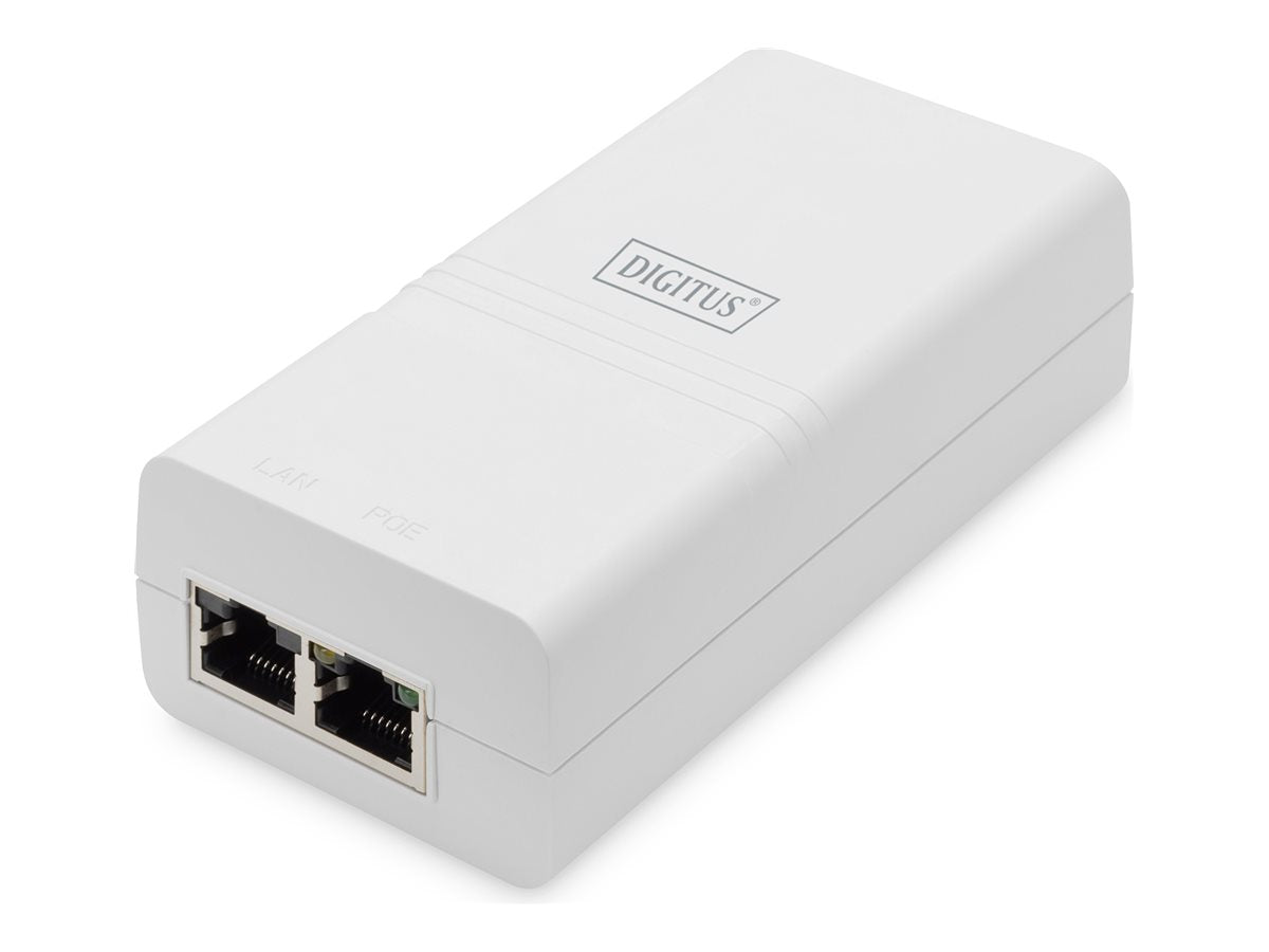 DIGITUS Gigabit Ethernet PoE Injektor 802.3af Vorderansicht