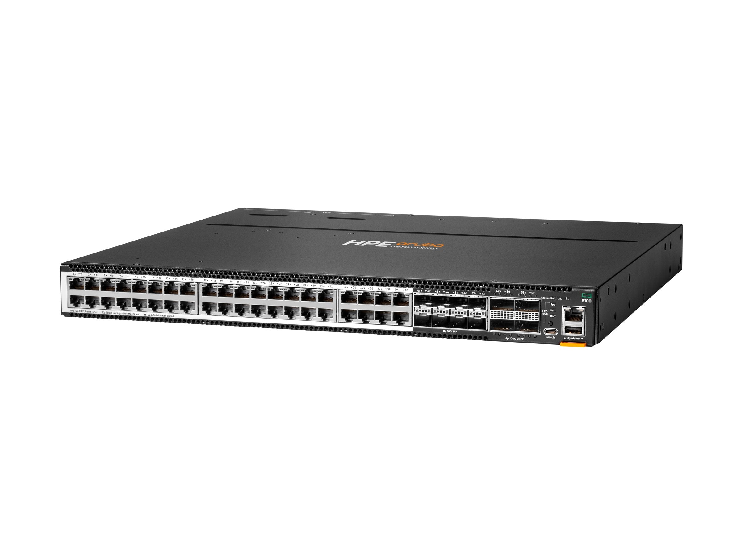 HPE Aruba Networking CX8100 40x10G Base-T 8x10G SFP+ 4x40/100G QSFP28 FB 3Fan 2ACPSU SW Bundle EU en