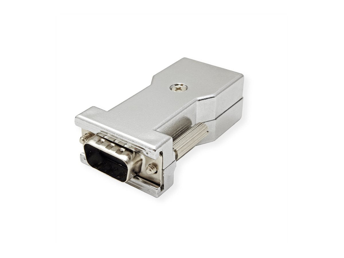 ROLINE DB9 Stecker-RJ45 Buchse 8P/8C 8Ltg. silberfarben - Vorderansicht