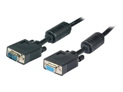 EFB SVGA/HDTV Verlängerung 2xHDSUB15 St/Bu schwarz 15m - Vorderansicht