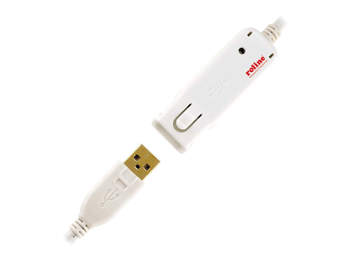 ROLINE USB 2.0 Aktives Repeater Kabel 12.04.1085 12m Detailansicht