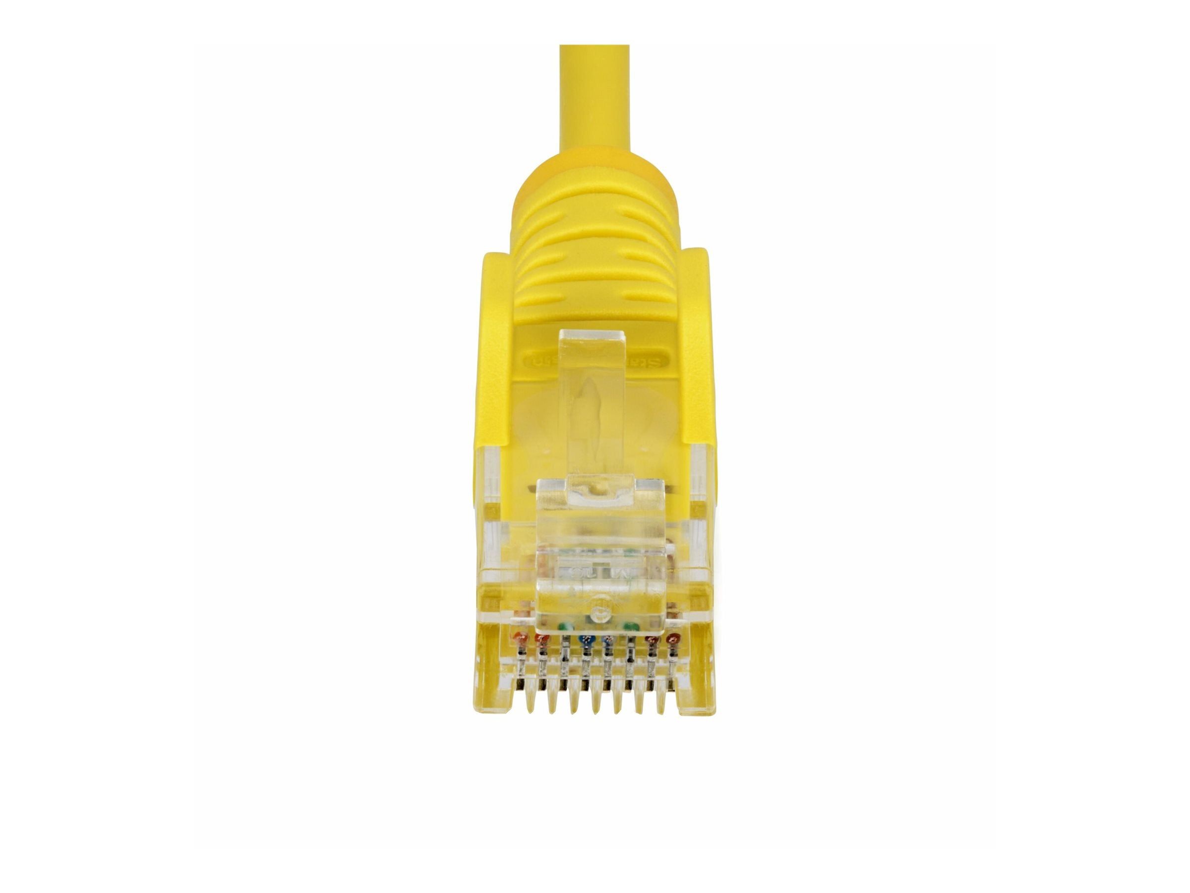 STARTECH.COM 15m Gelbes Schlankes CAT6-Ethernet-Kabel Snagless RJ45 LSZH 28AWG Reines Kupfer Patchkabel/Netzwerkkabel