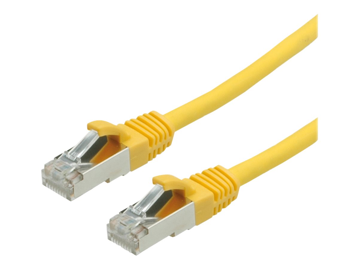 VALUE Patchkabel Kat.6 Class E S/FTP PiMF LSOH gelb 5m - Vorderansicht