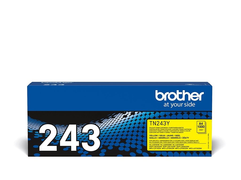 BROTHER Yellow standard toner TN243Y Vorderansicht
