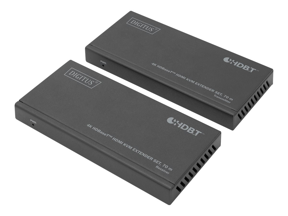 DIGITUS HDBaseT HDMI KVM Extender Vorderansicht
