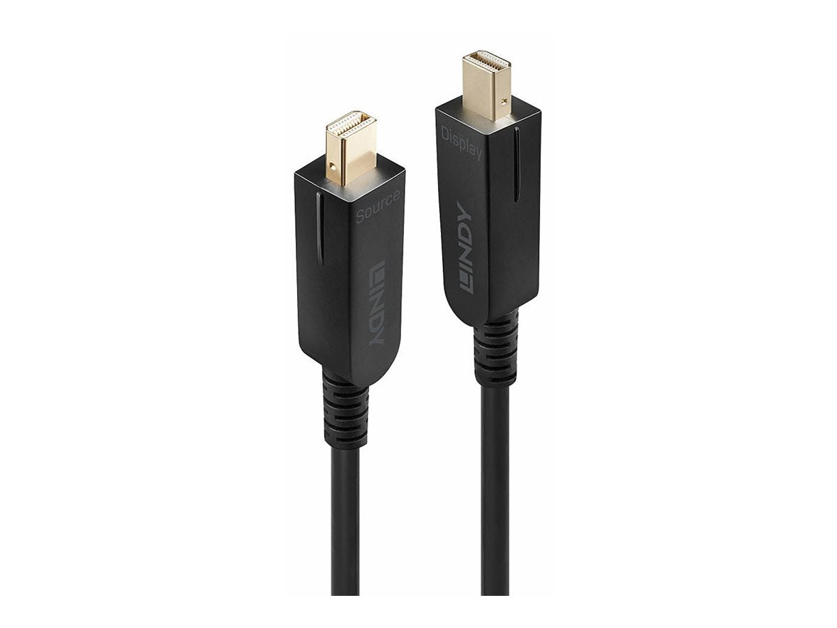 LINDY 50m Fibre Optic Hybrid DisplayPort 1.4 Cable mDP/mDP Verpackung