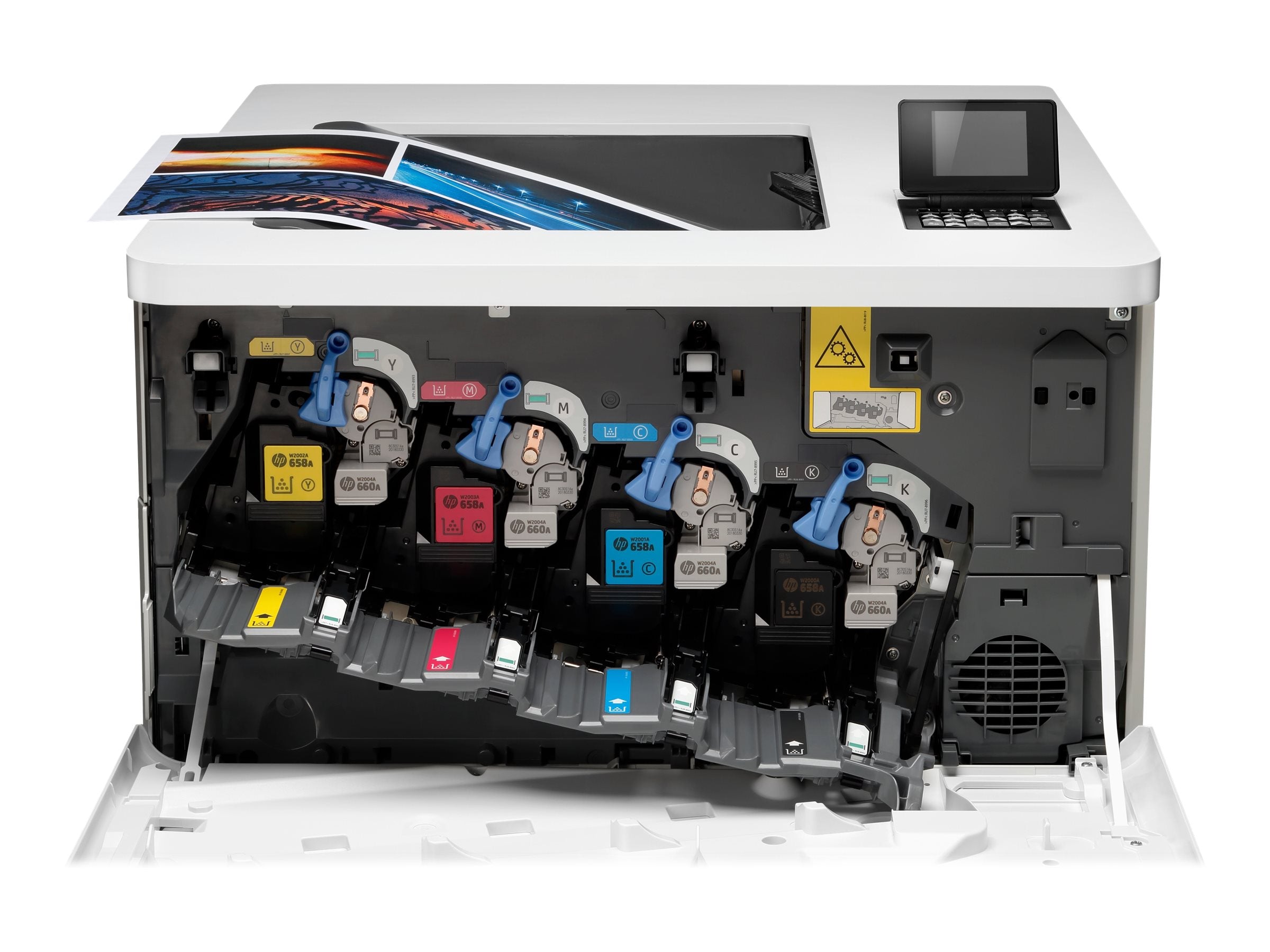 HP Color LaserJet Enterprise M751dn Printer Seitenansicht