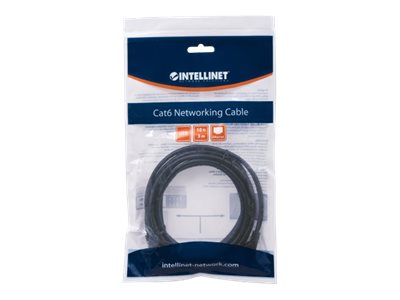 INTELLINET Netzwerkkabel Cat6 U/UTP CCA Cat6-kompatibel RJ45-Stecker/RJ45-Stecker 5