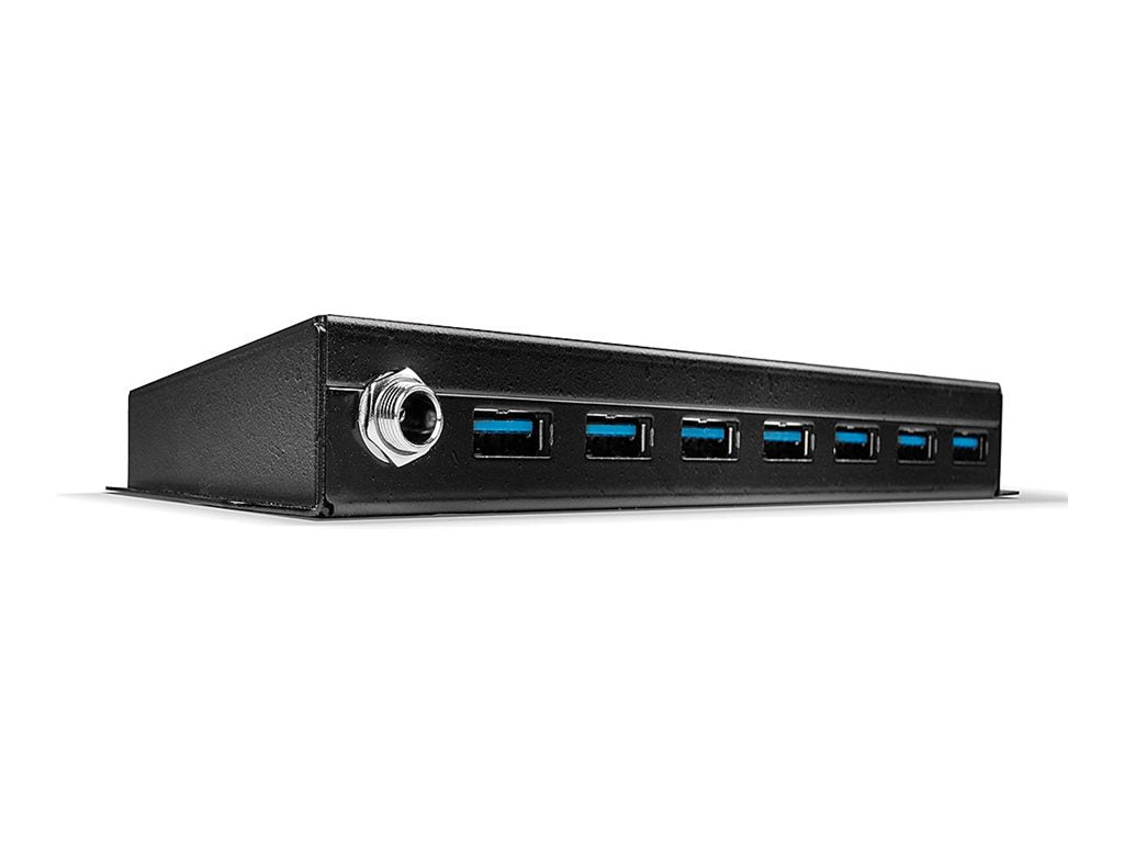 LINDY USB 3.0 Industrie Hub 7 Port - Vorderansicht