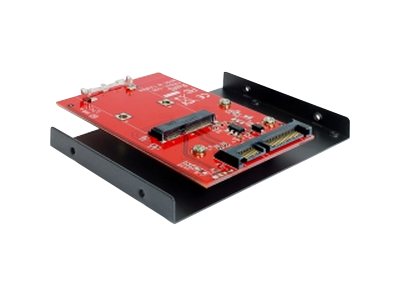DELOCK Konverter SATA 22 Pin > mSATA inkl. 3.5 Rahmen - Vorderansicht
