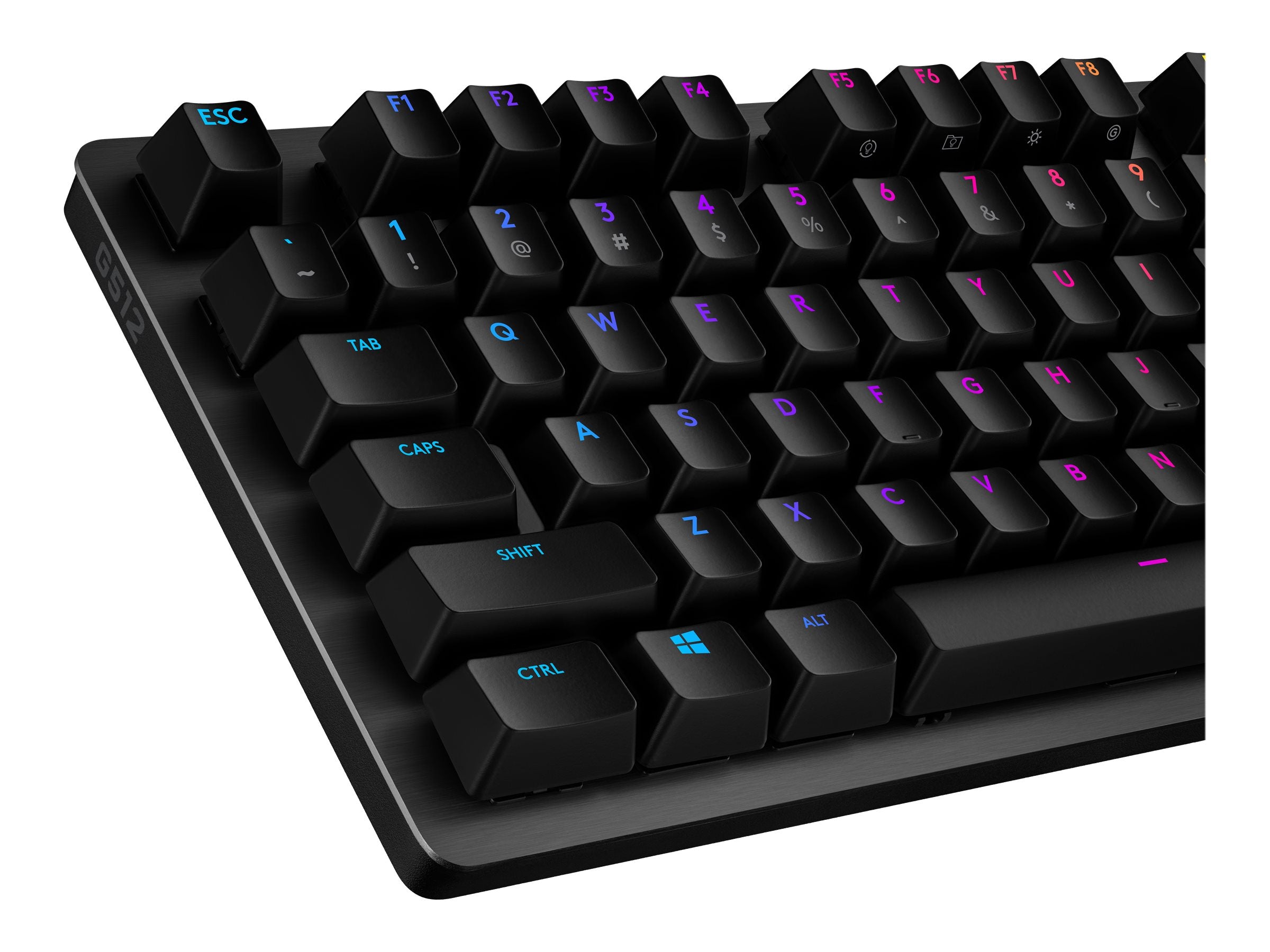 LOGITECH G512 Carbon GX Red CARBON (US) Detailansicht der Tasten