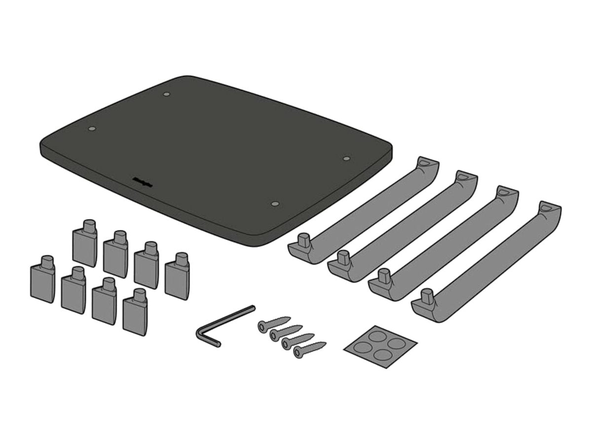 KENSINGTON Monitor Stand Plus Black - Seitenansicht