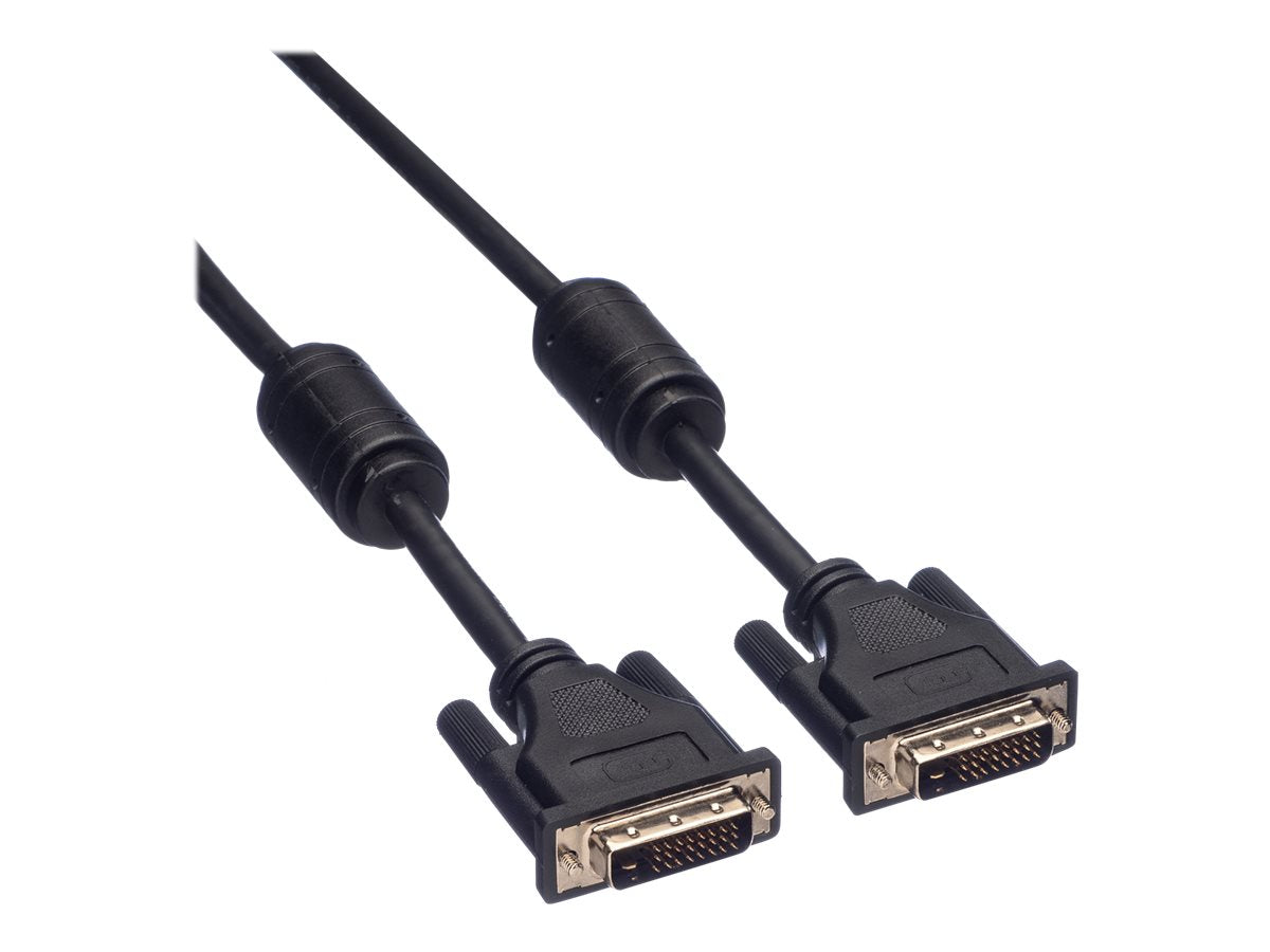ROLINE Monitorkabel DVI ST-ST 24+1 dual link 5m - Detailansicht der Stecker