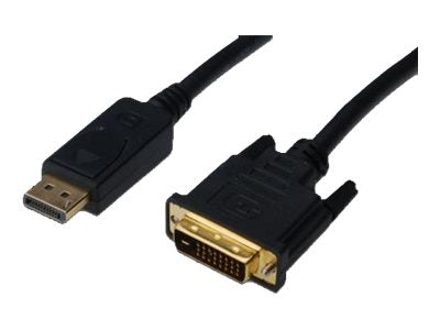 ASSMANN Adapterkabel DisplayPort DVI-D 24+1 M/M digital Full HD Dual Link 3m - Vorderansicht