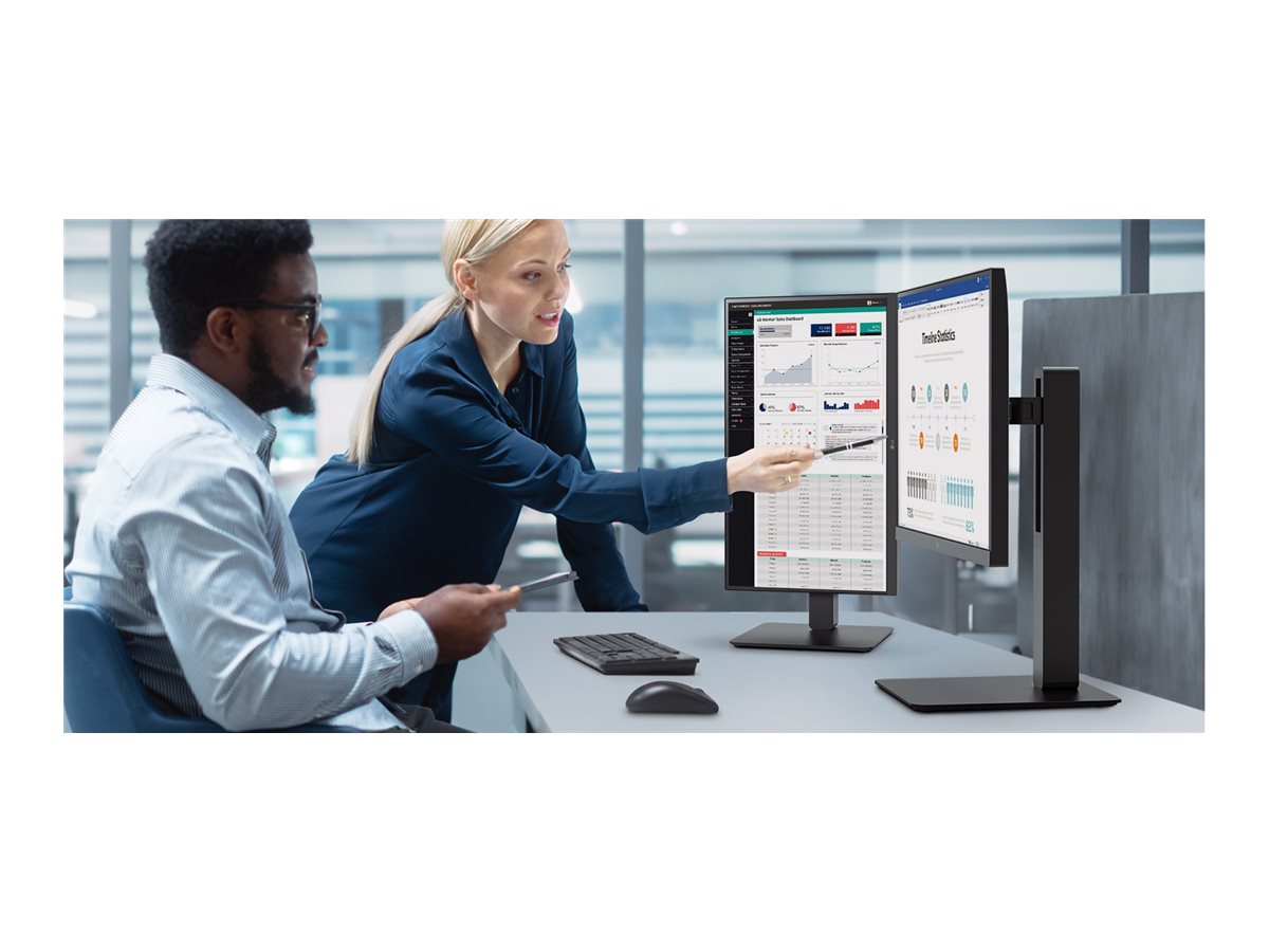 LG 24BA650-B.AEU Monitor mit Standfuß