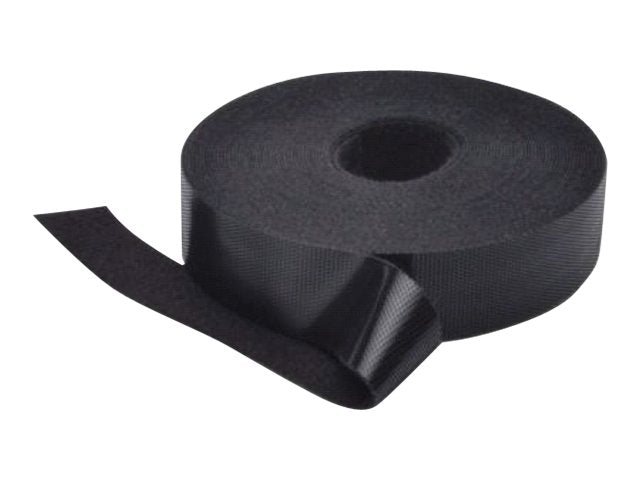 DIGITUS Klettband 20mm x 10m schwarz - Vorderansicht