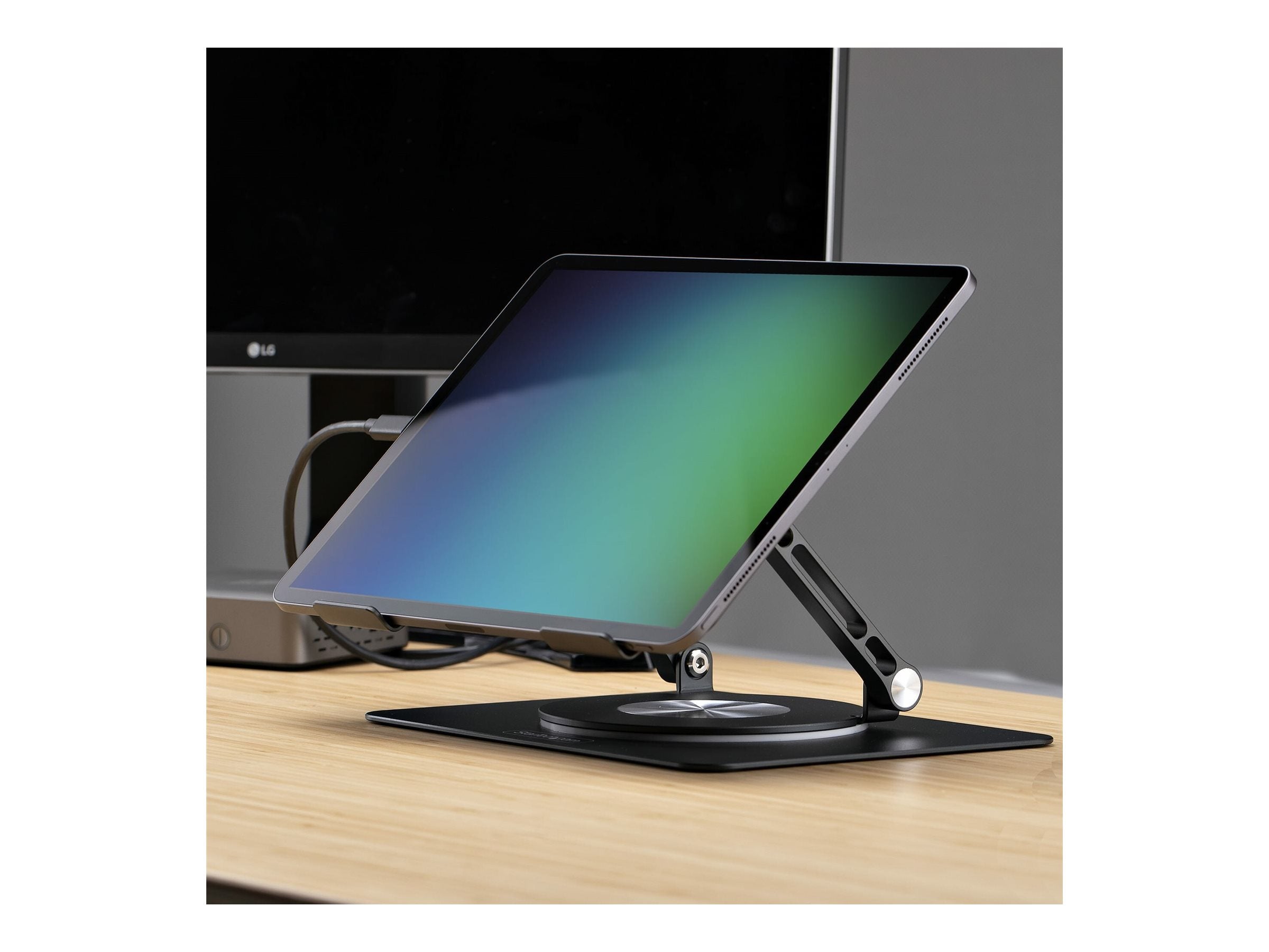 STARTECH.COM Ergonomischer Höhenverstellbarer Laptopständer Dreh-Neigbar Tragbar Laptophalterung-Notebookständer bis 5kg