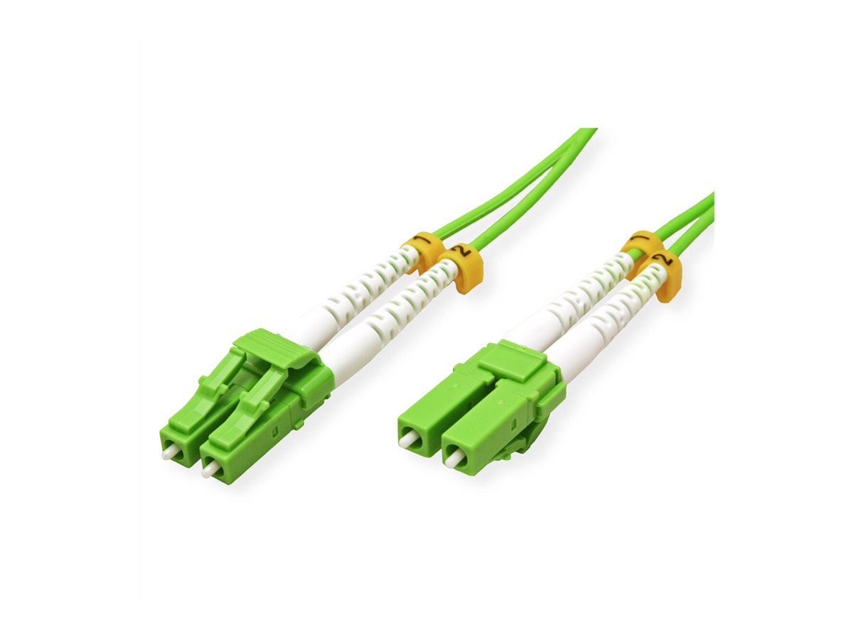 ROLINE LWL-Kabel 50/125um OM5 LC/LC grün 7m - Vorderansicht