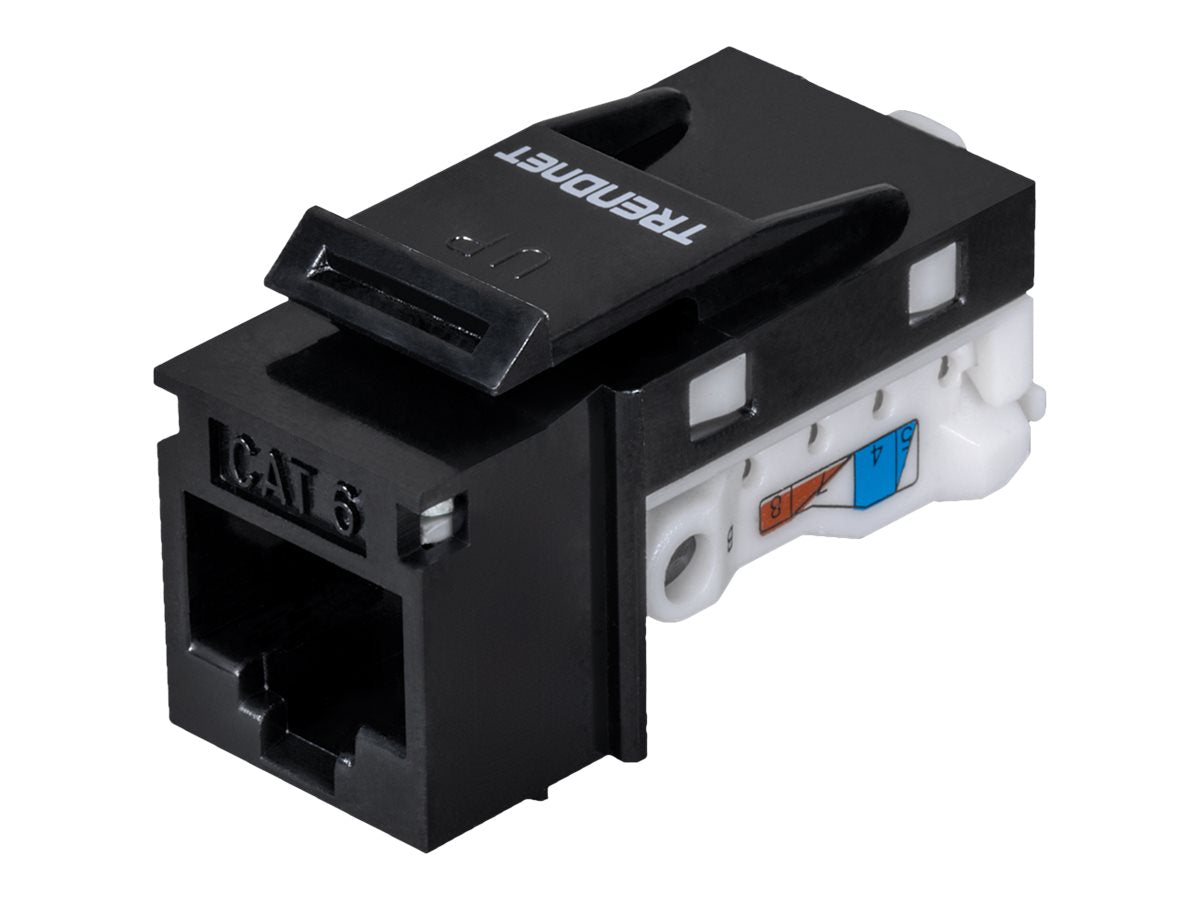 TRENDNET TC-K25C6BK Cat6 RJ-45 Keystone 25er Pack Seitenansicht