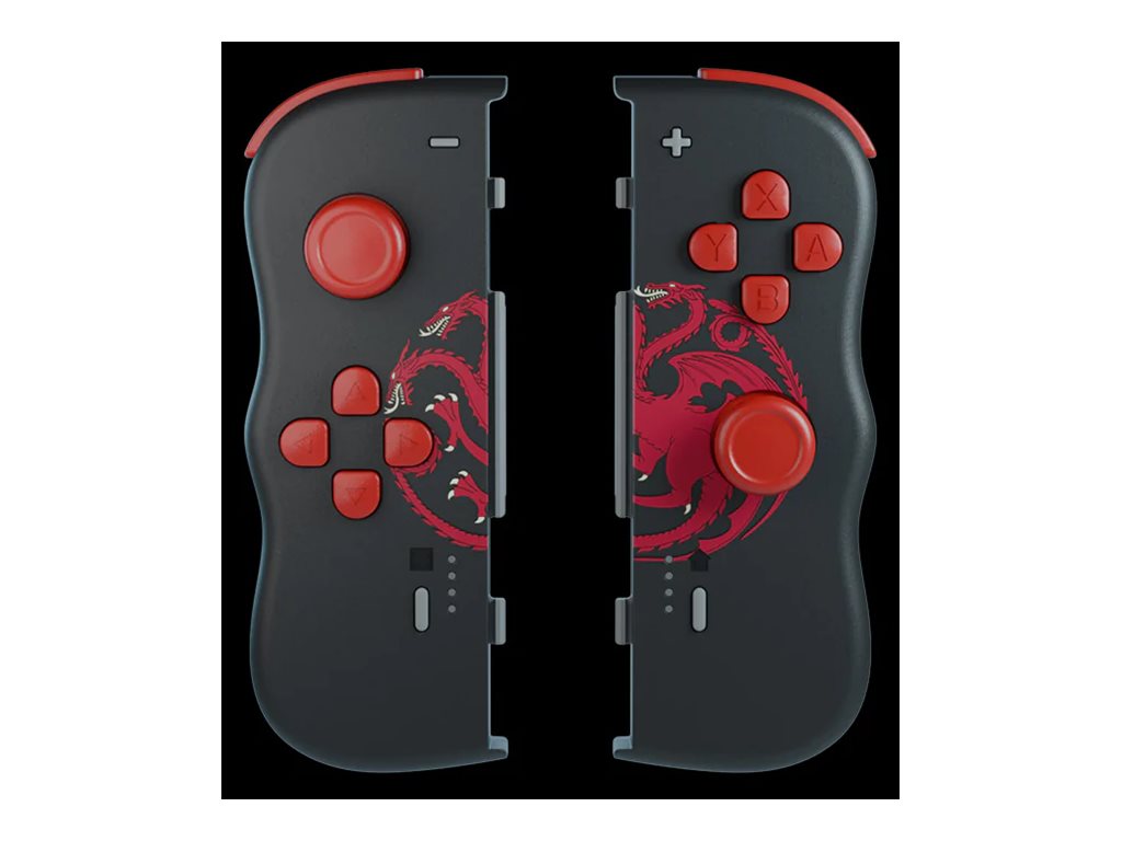 LEXIP X GAME OF THRONES Black Lights Twinpads Controller Black - Verpackung