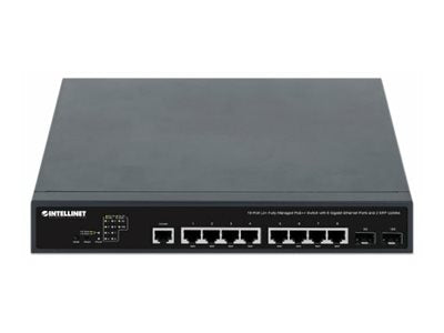 INTELLINET 10-Port L2+ Fully Managed PoE++ Switch Detailansicht