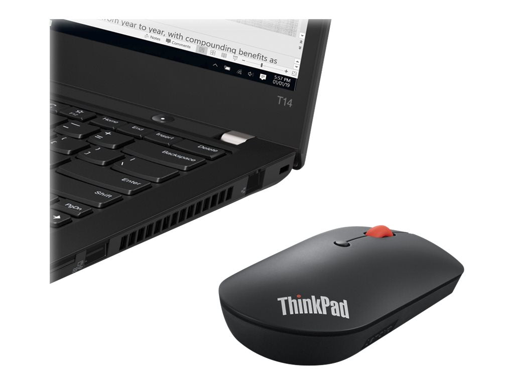 LENOVO ThinkPad Bluetooth Silent Mouse - Vorderansicht