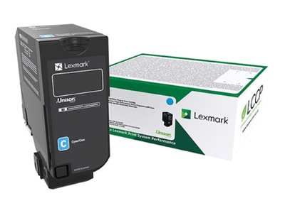 LEXMARK 15K Return Program Tonerpatrone Cyan Vorderansicht