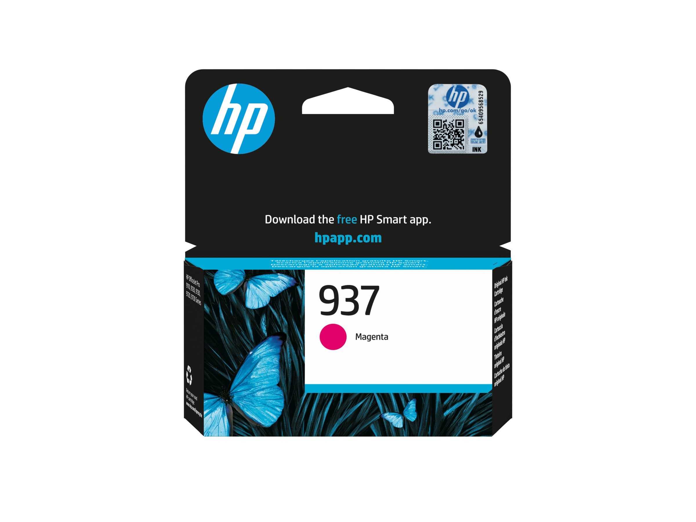 HP 937 Magenta Original Ink Cartridge Verpackung