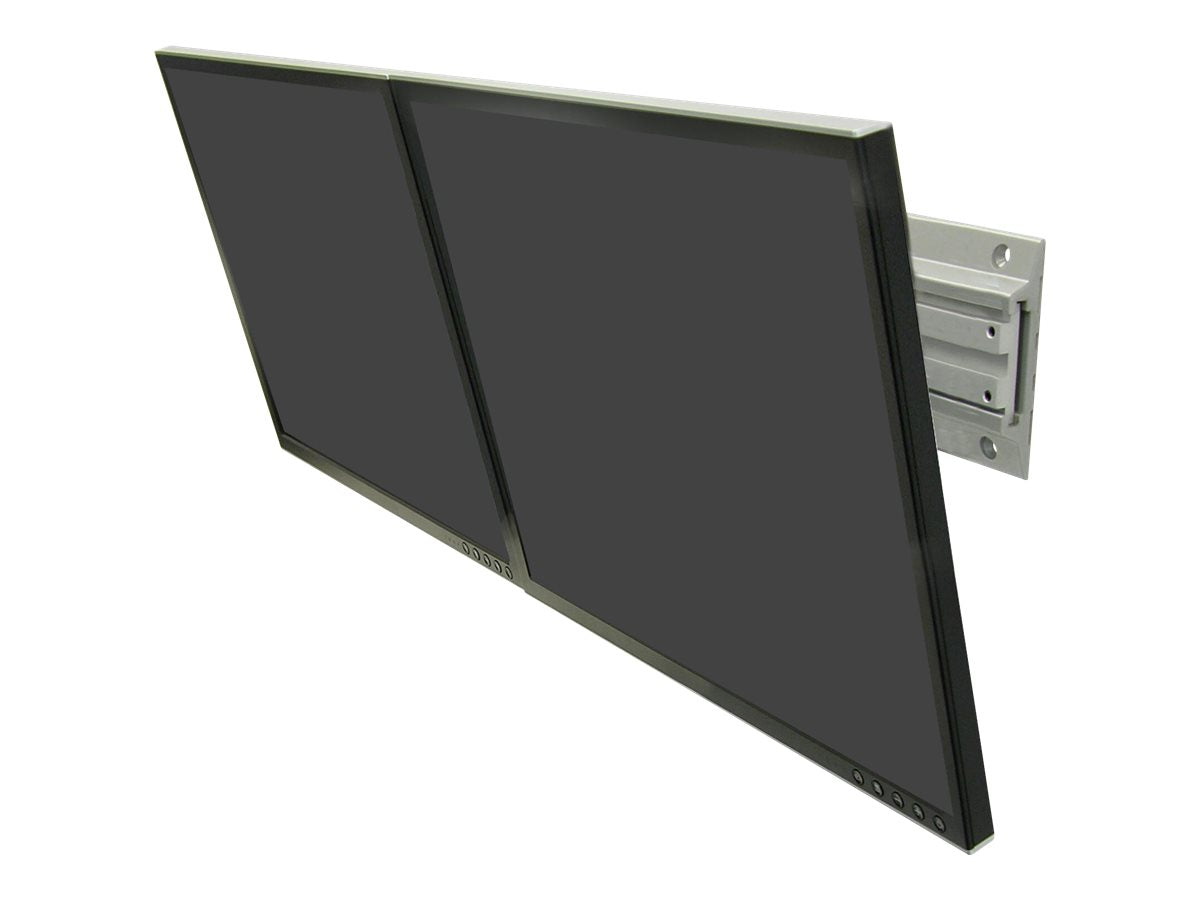 Detailansicht der Montagekomponenten der ERGOTRON Neo-Flex Wandhalterung Dual